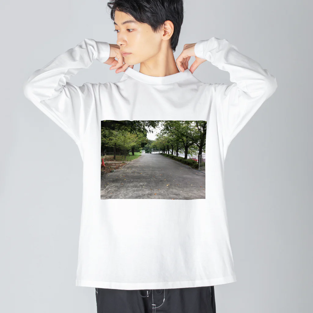 korineversの並木だね〜〜👍 Big Long Sleeve T-Shirt