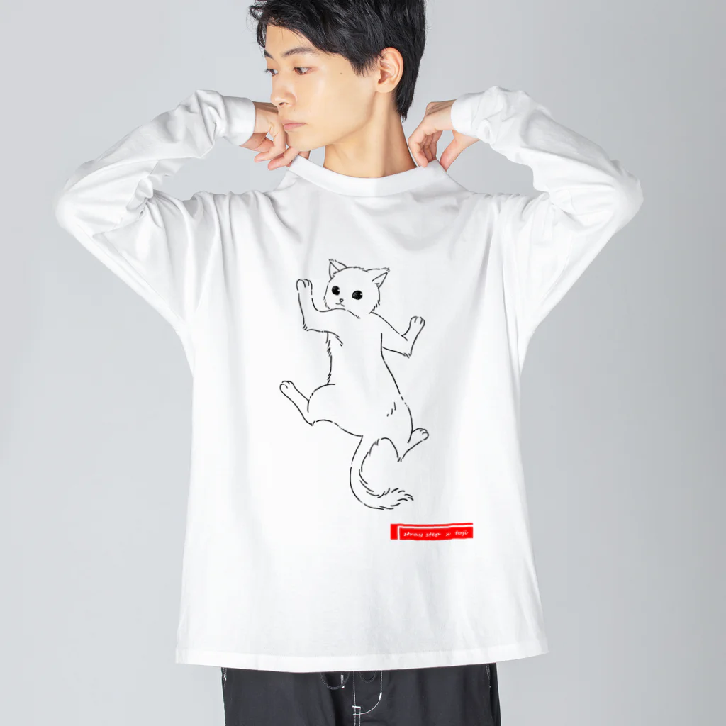 straystepのコラボ　toji ビッグシルエットロングスリーブTシャツ