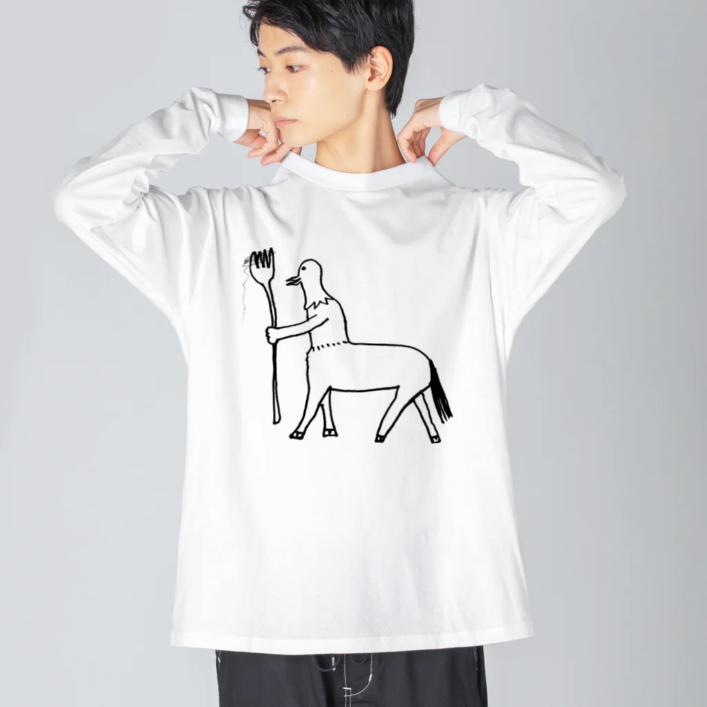 Spaghetti Clinton Storeのとりうまスパゲッティ Big Long Sleeve T-Shirt