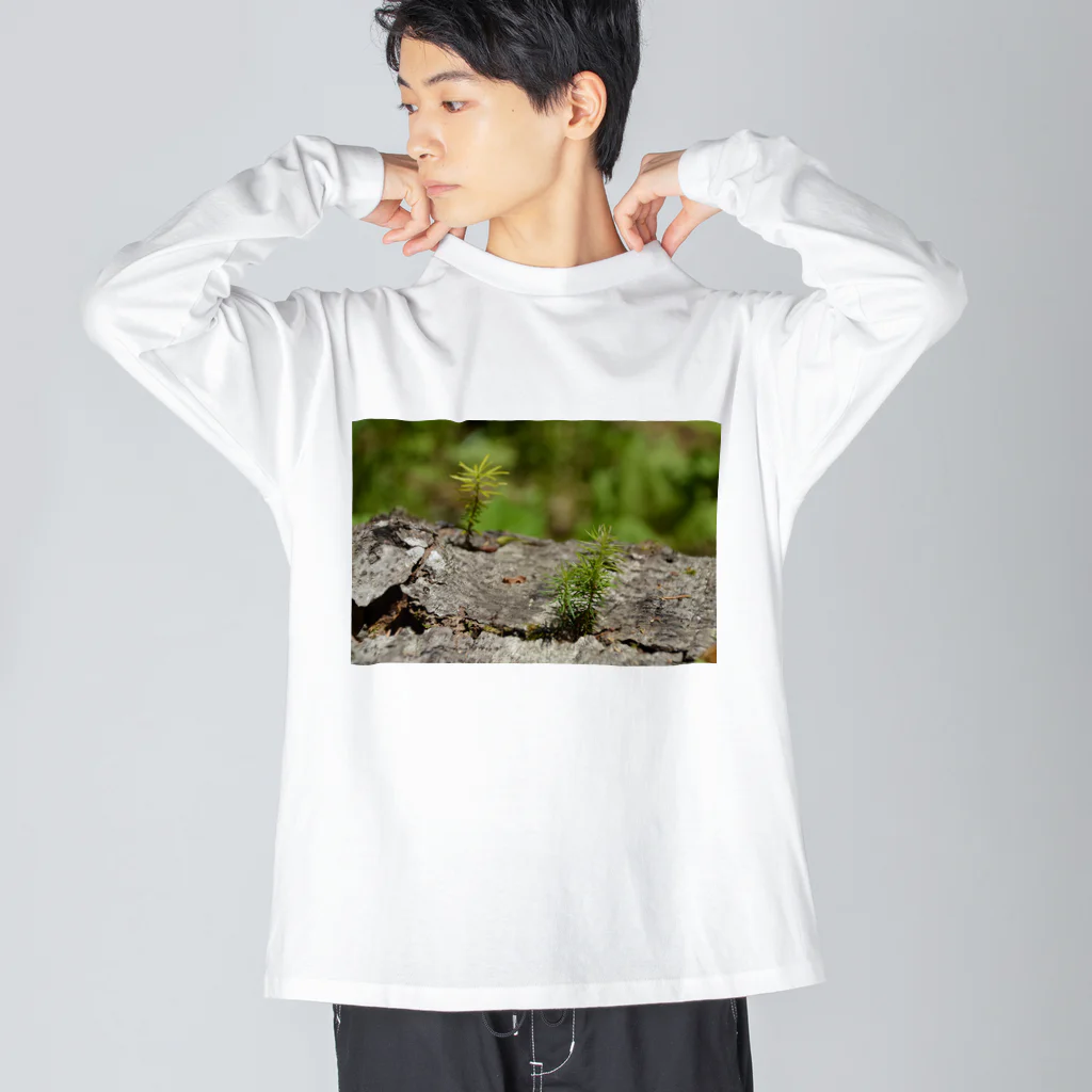 FUNAKO　SHOPの北海道津別町の自然 ビッグシルエットロングスリーブTシャツ