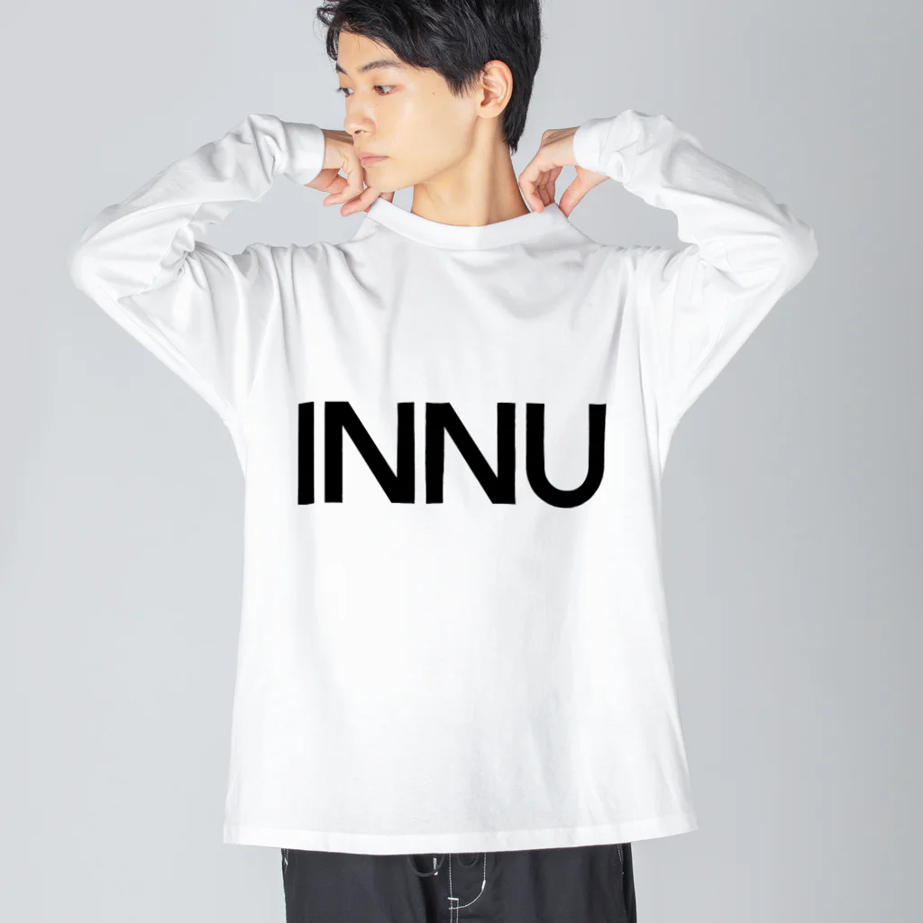 semioticaのINNU (doge in Japanese) Big Long Sleeve T-Shirt