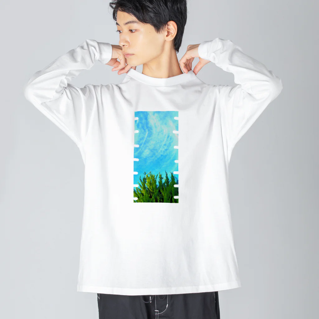 MUGURa-屋の無題　空へ Big Long Sleeve T-Shirt