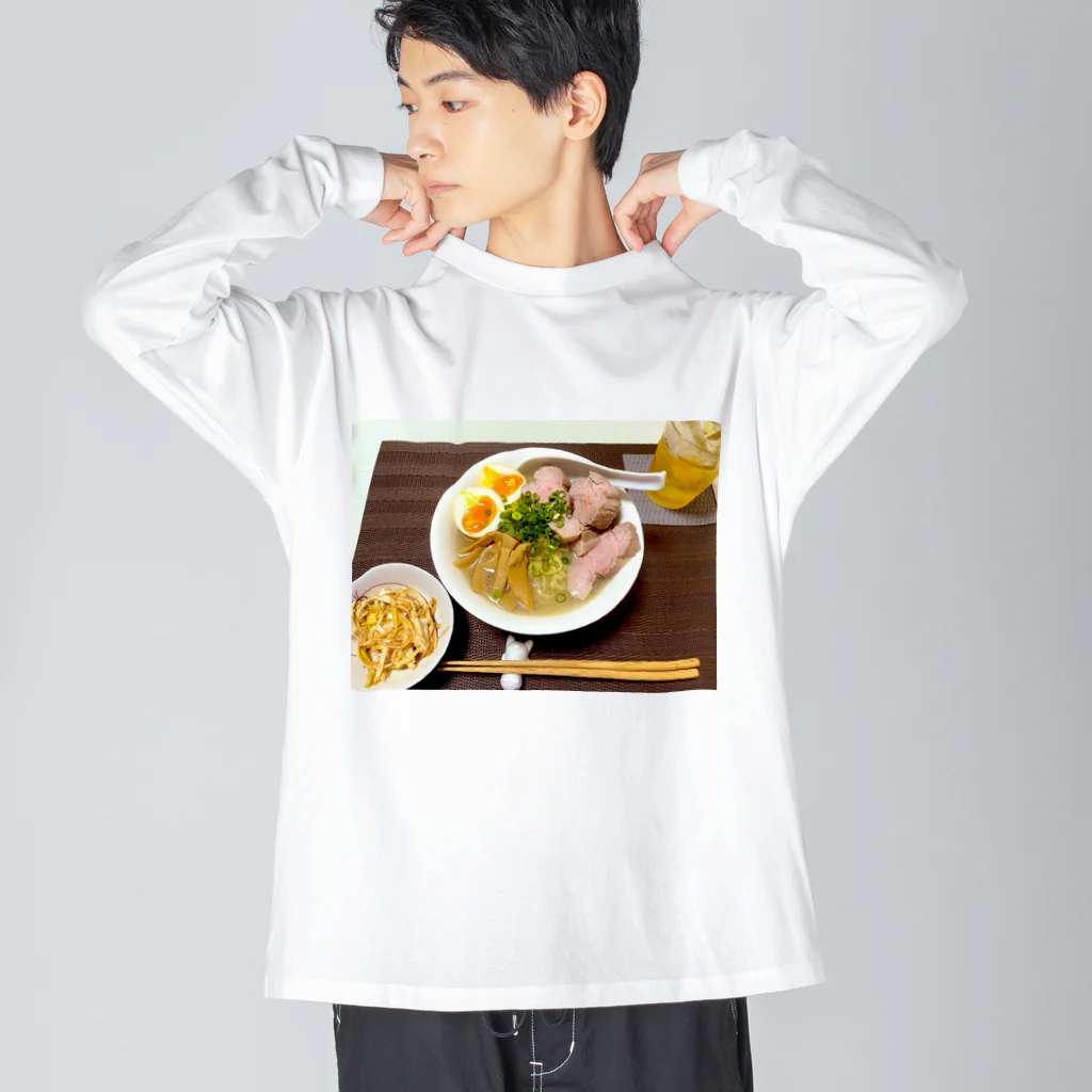 sina°ｺﾚ♪の鶏白湯ラーメン Big Long Sleeve T-Shirt