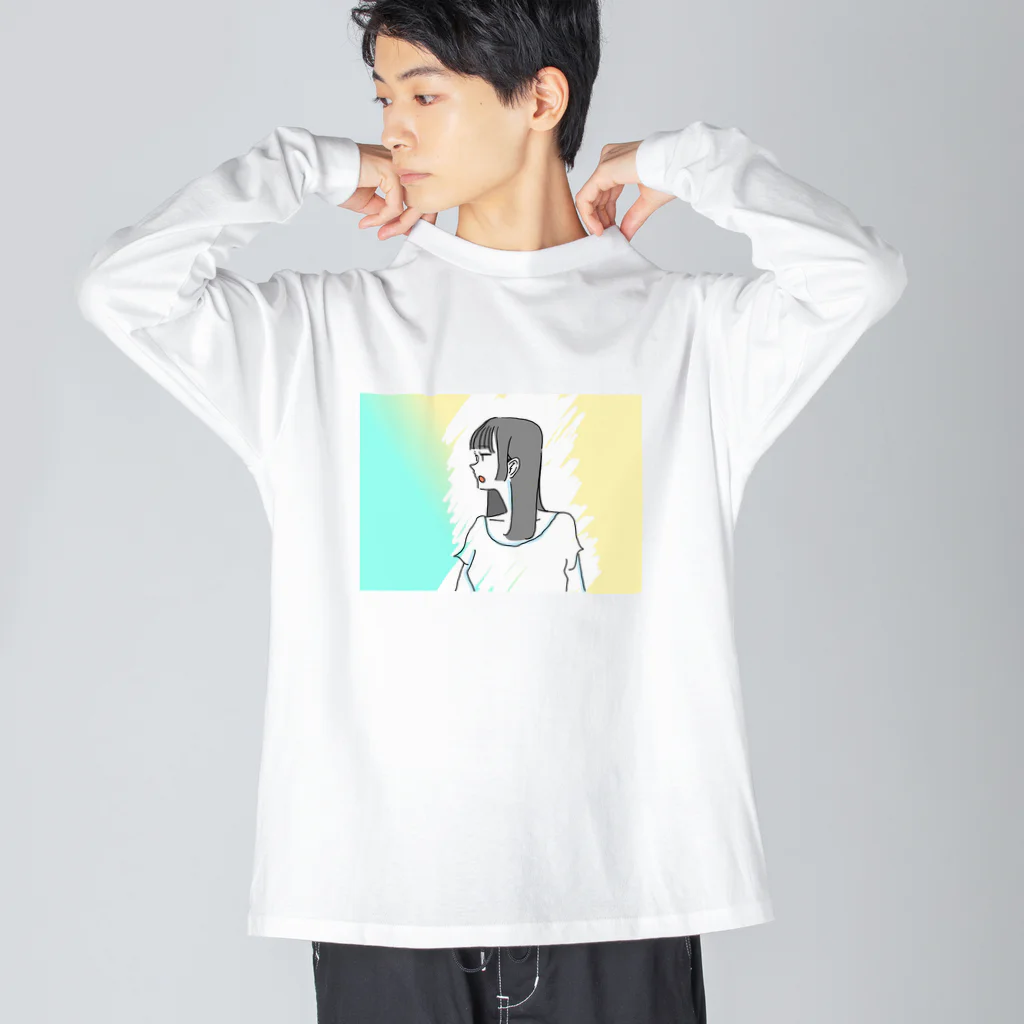 shift_のgood morning なひかり ビッグシルエットロングスリーブTシャツ