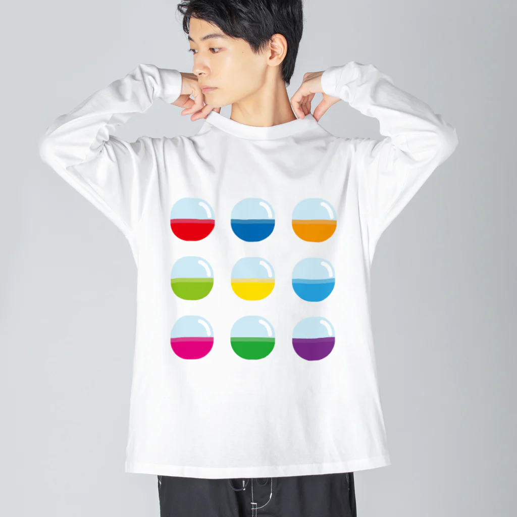 フォーヴァのカラフルガチャカプセル Big Long Sleeve T-Shirt