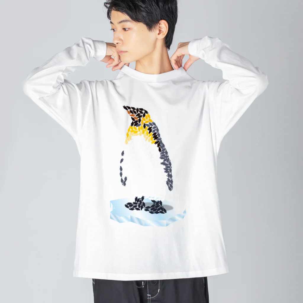 WINDOWのペンギンでペンギン ビッグシルエットロングスリーブTシャツ