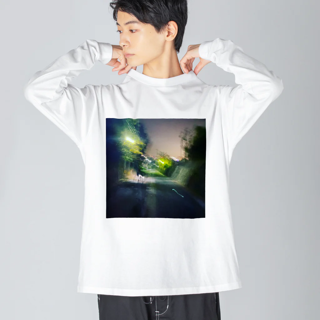 エモいTシャツ屋さんのエモいチャリ走住職T Big Long Sleeve T-Shirt