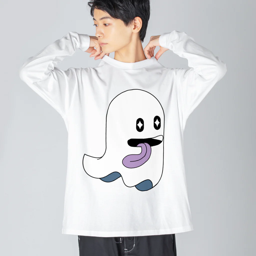 OCTOPUS_shopの名前なし_ホワイト Big Long Sleeve T-Shirt