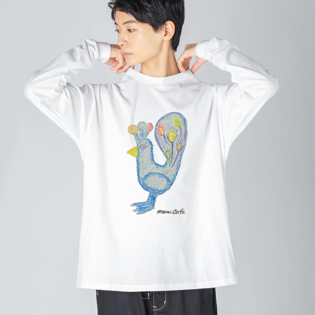 Nezumi Cafeのメキシカンクジャク Big Long Sleeve T-Shirt