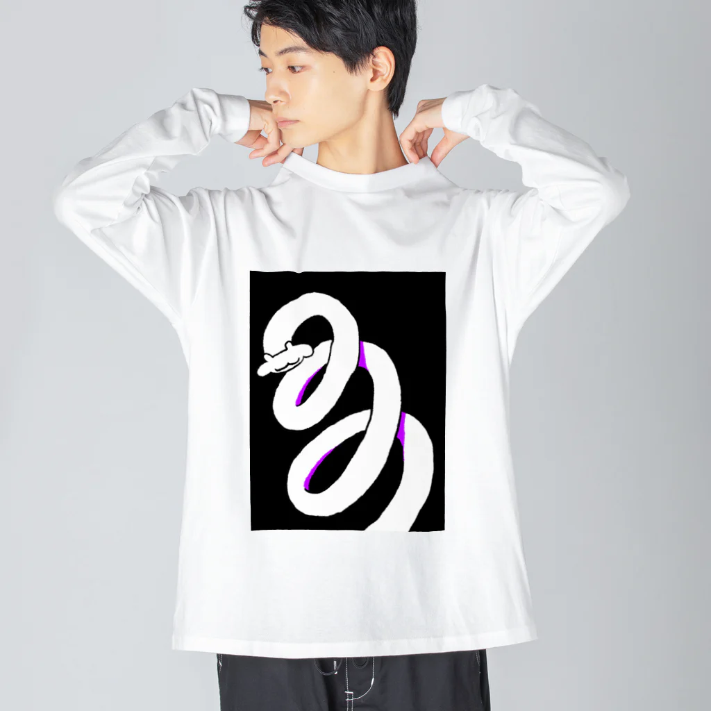 リリのぐるぐるキリン１ Big Long Sleeve T-Shirt