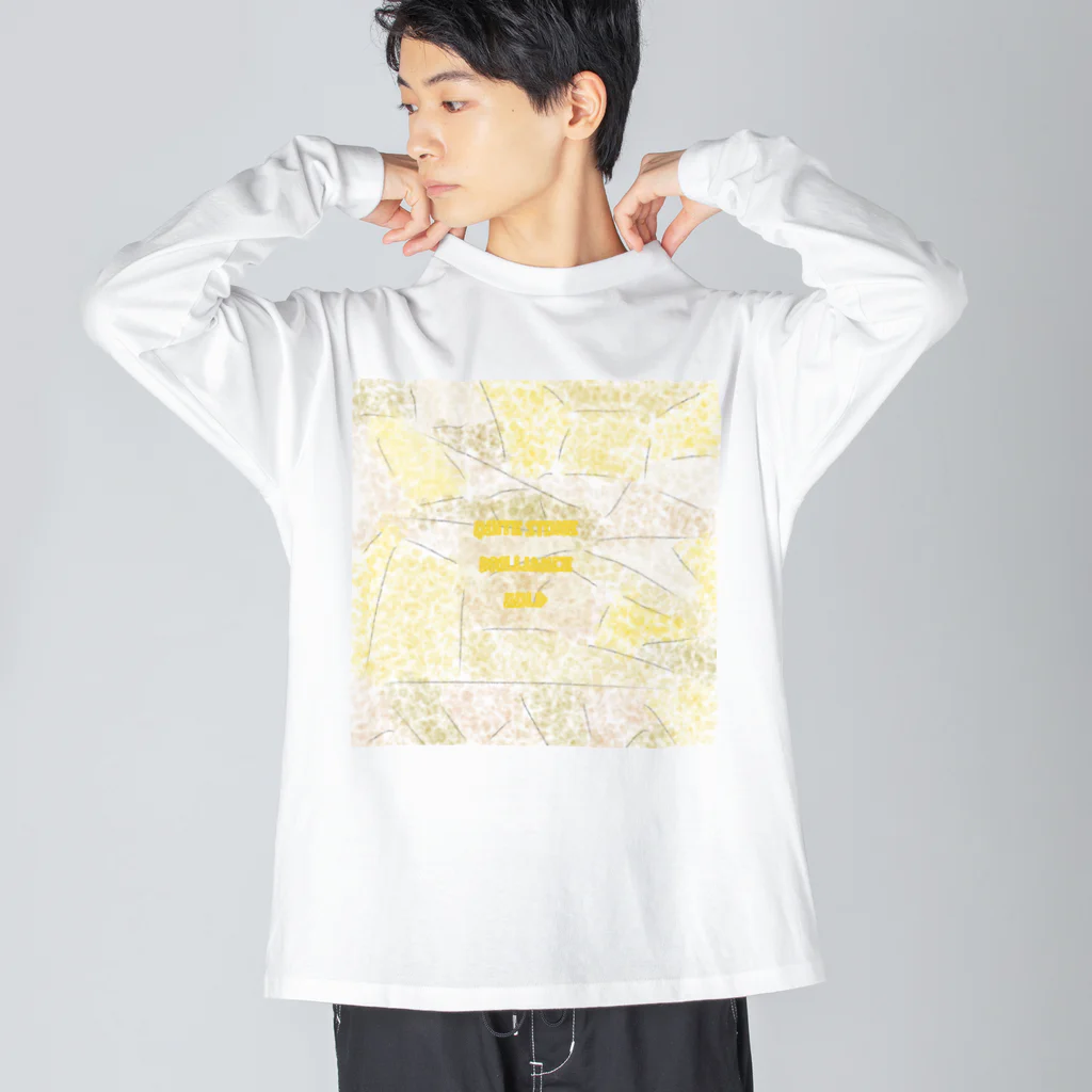 LeafCreateのQuiteStoneBrillianceGold Big Long Sleeve T-Shirt