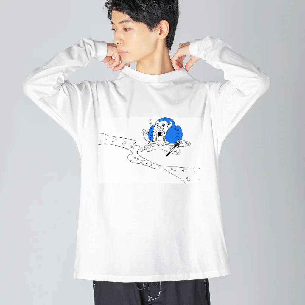 Amiの破魔矢アマビエ 『ウマ』 Big Long Sleeve T-Shirt