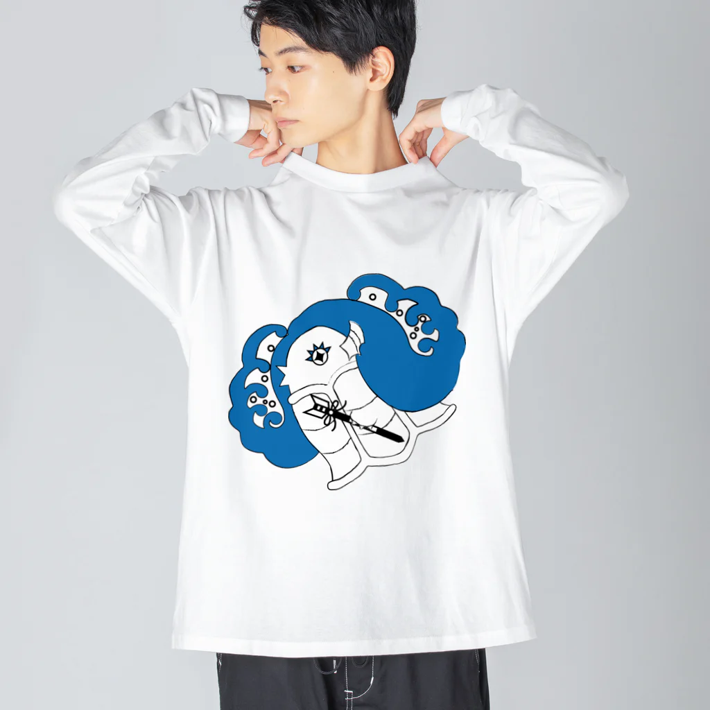 Amiの目覚めのアマビエ Big Long Sleeve T-Shirt