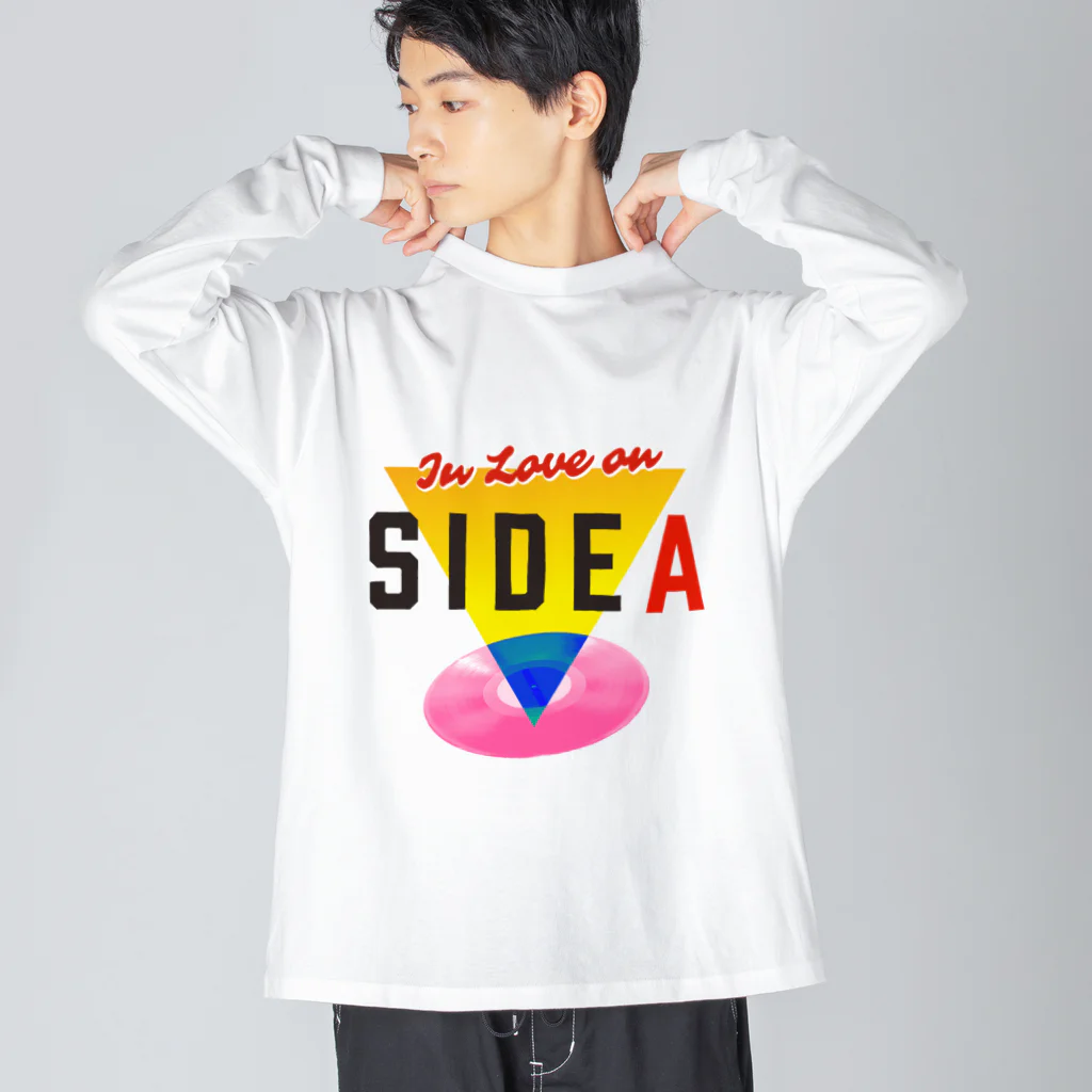 studio606 グッズショップのIn Love on SIDE A ビッグシルエットロングスリーブTシャツ