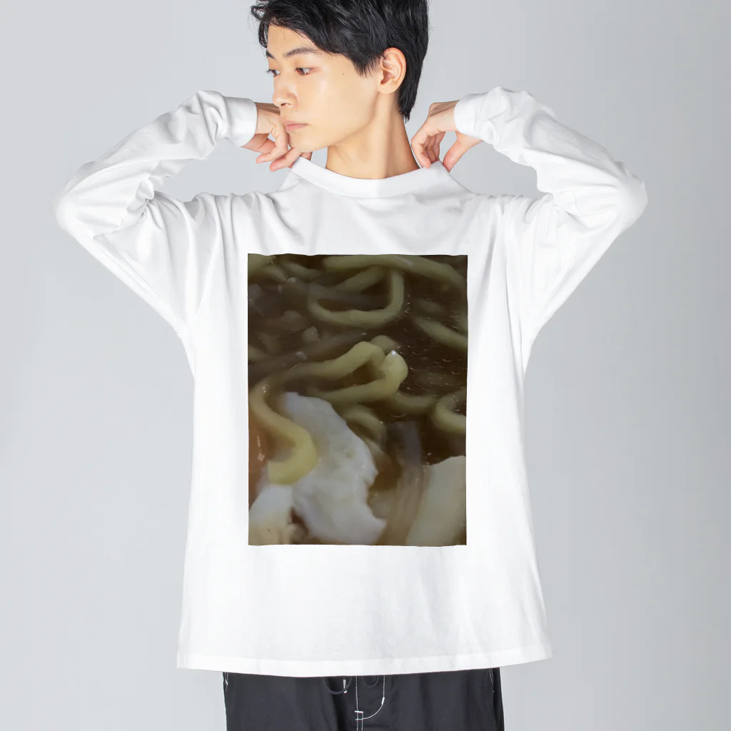 ぽいの最近食べた袋麺 Big Long Sleeve T-Shirt