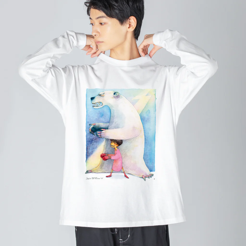 designfolioの大村せつAlaska_01 Big Long Sleeve T-Shirt