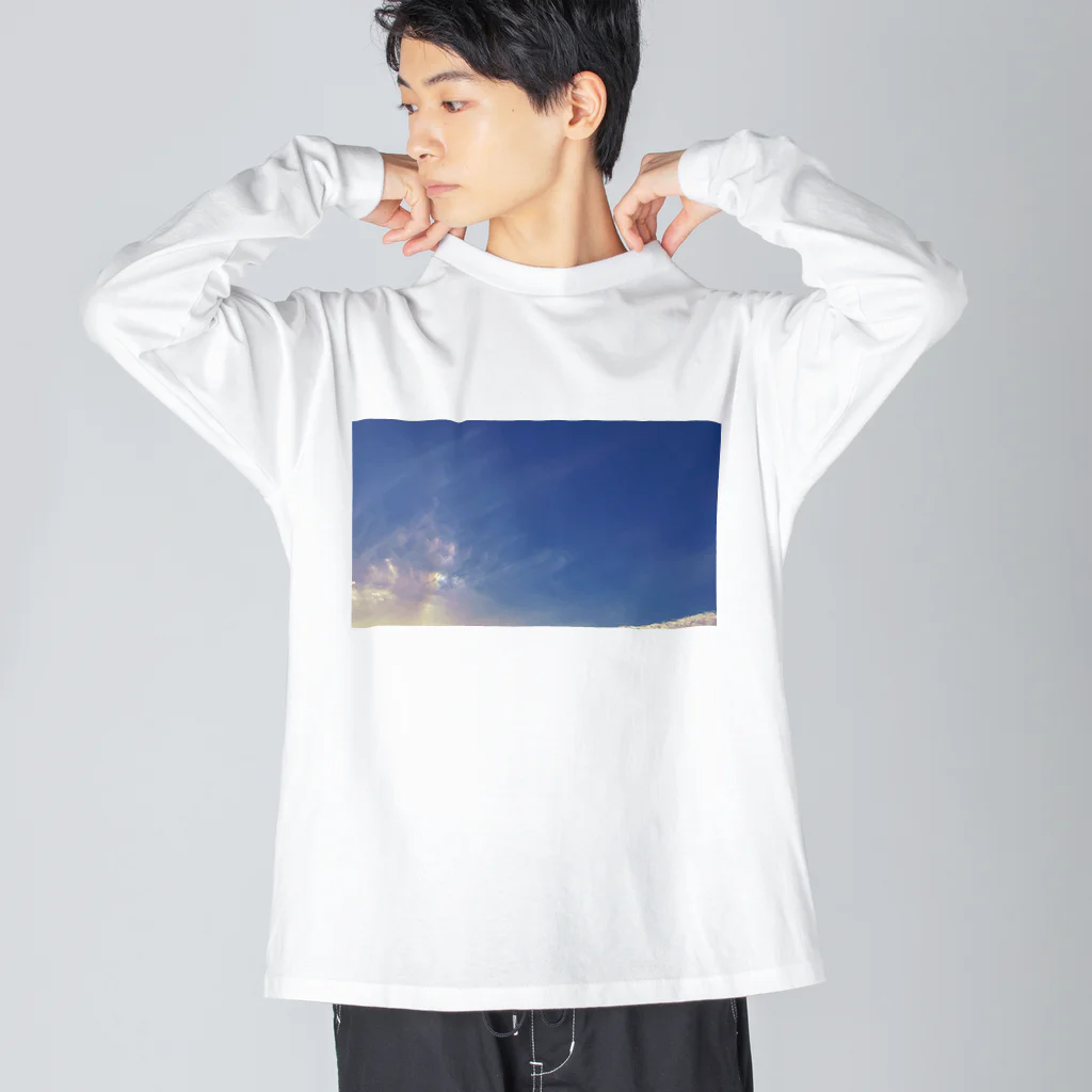 天使のいる街の秋の彩雲 Big Long Sleeve T-Shirt