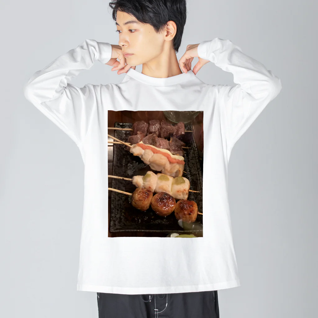 春子のかわいい焼き鳥！ Big Long Sleeve T-Shirt