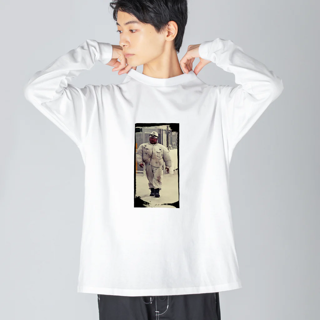 yokohama_libreのミシュランくん Big Long Sleeve T-Shirt