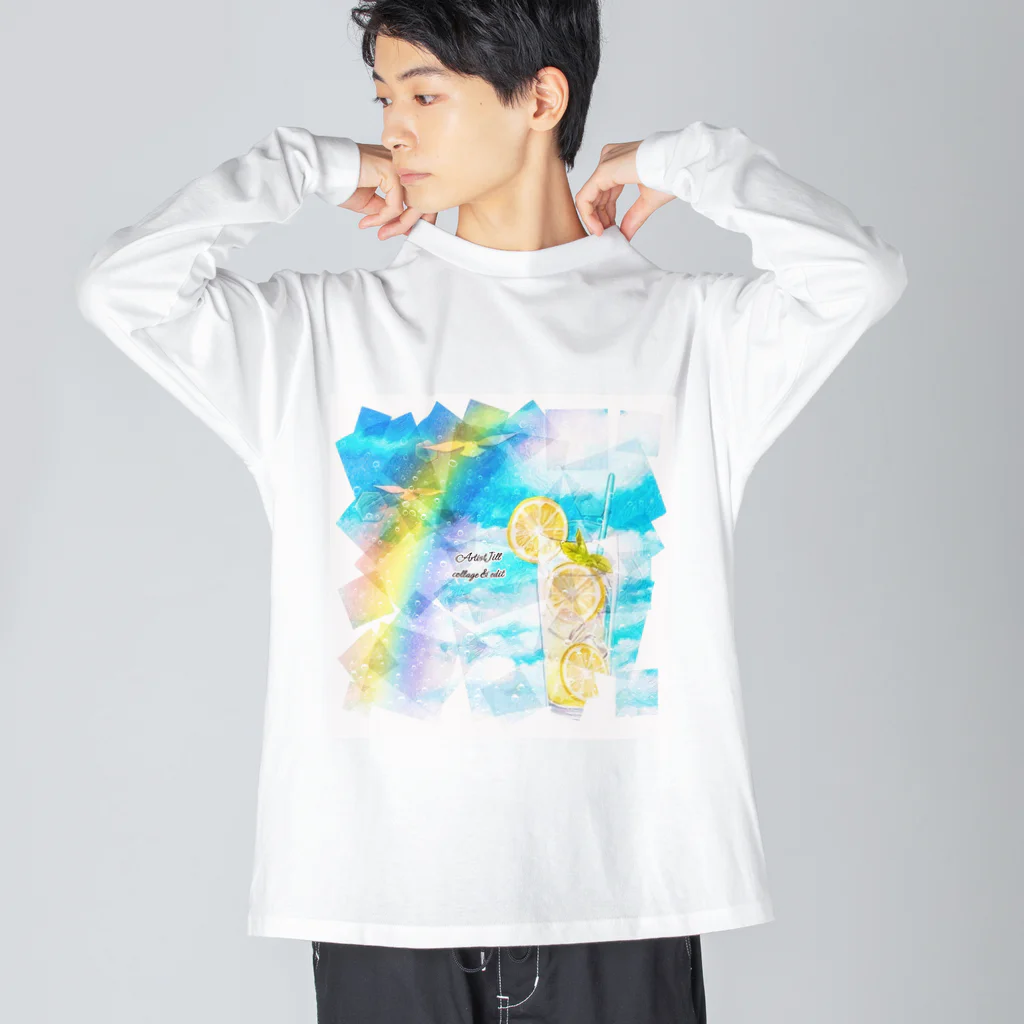 【ホラー専門店】ジルショップのシュワシュワ☆レモネード Big Long Sleeve T-Shirt