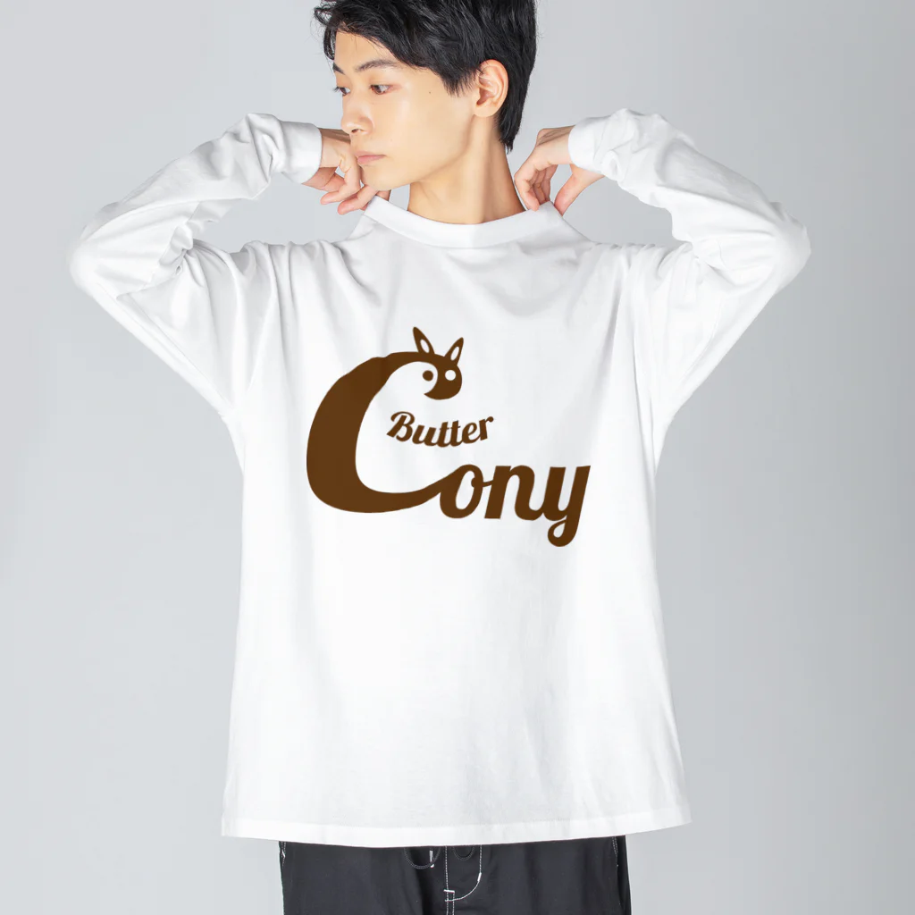 ButterConyのButter Conyロゴ ビッグシルエットロングスリーブTシャツ