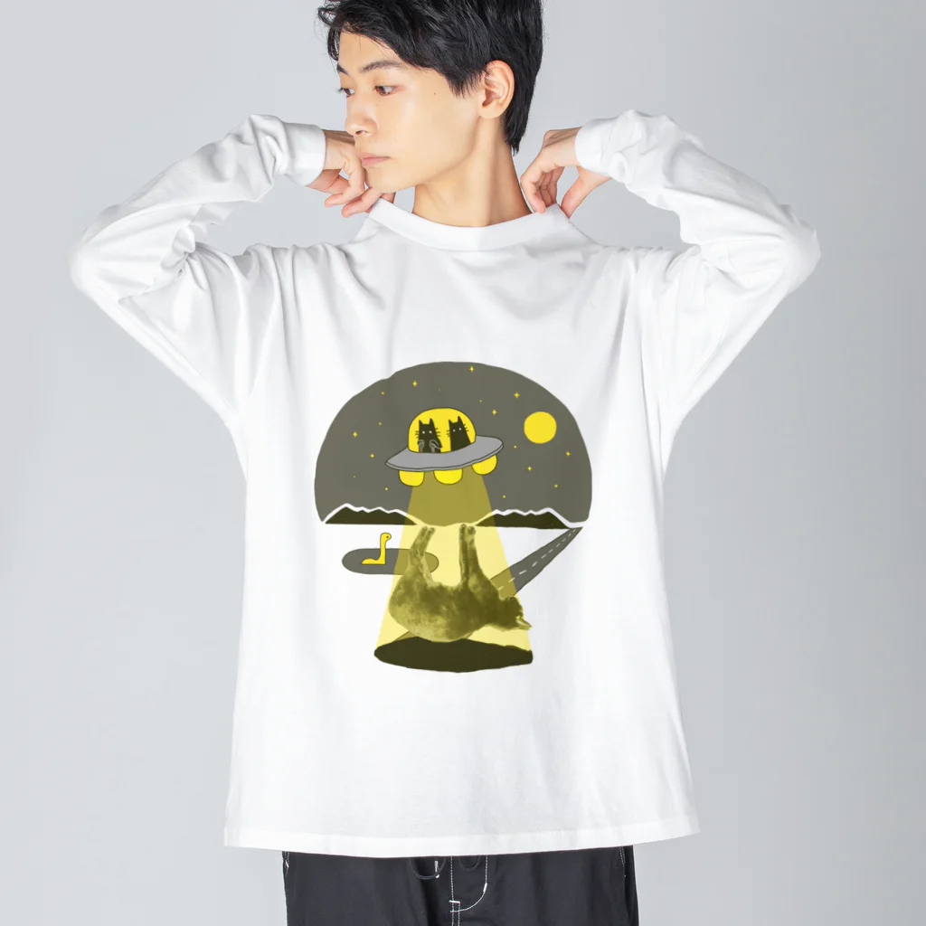 ムクのABDUCTION NOW ビッグシルエットロングスリーブTシャツ