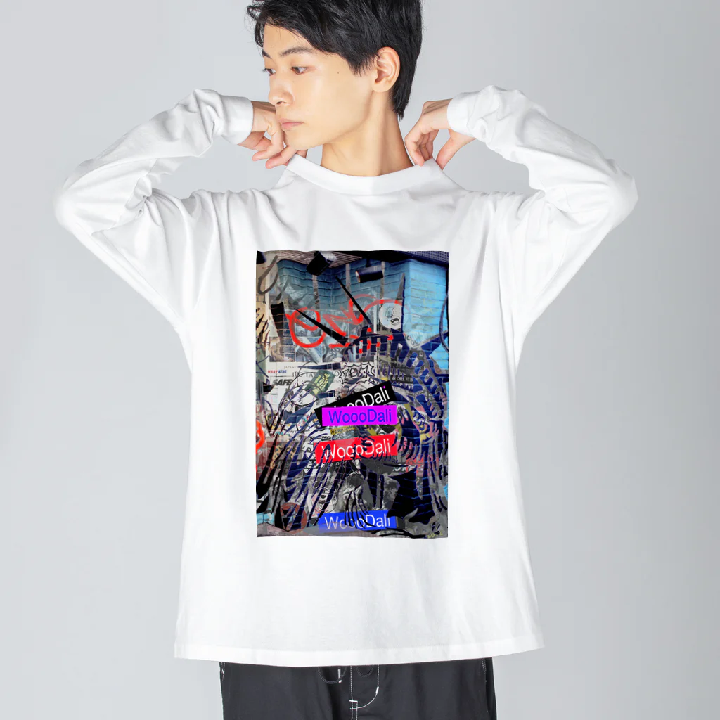WoooDaliのshibuya wall art wooodali Big Long Sleeve T-Shirt