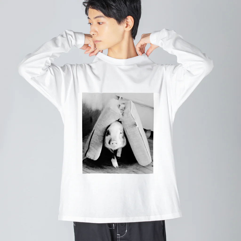 RoyalPigJapanのわがままブタ　キンカンちゃん Big Long Sleeve T-Shirt