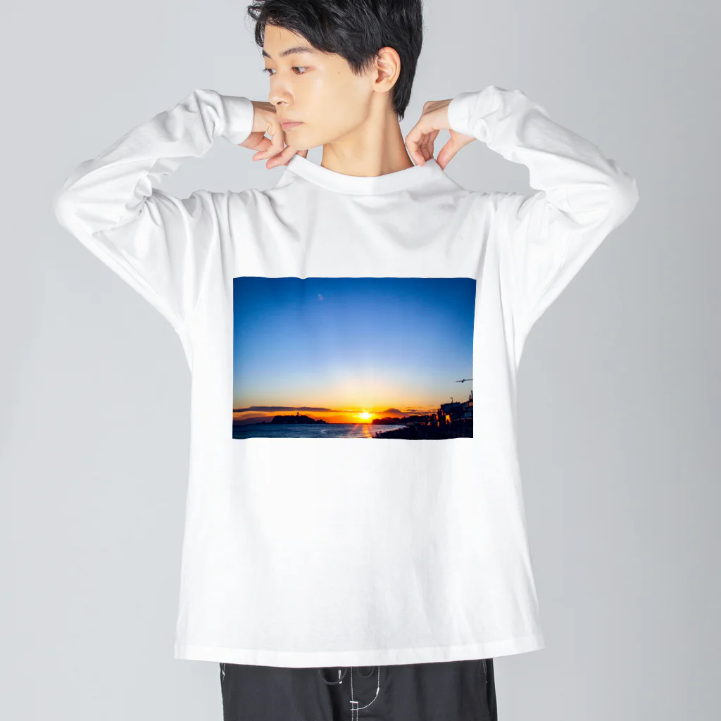 サニーデイ.1dayのSunset湘南（七里ヶ浜） Big Long Sleeve T-Shirt