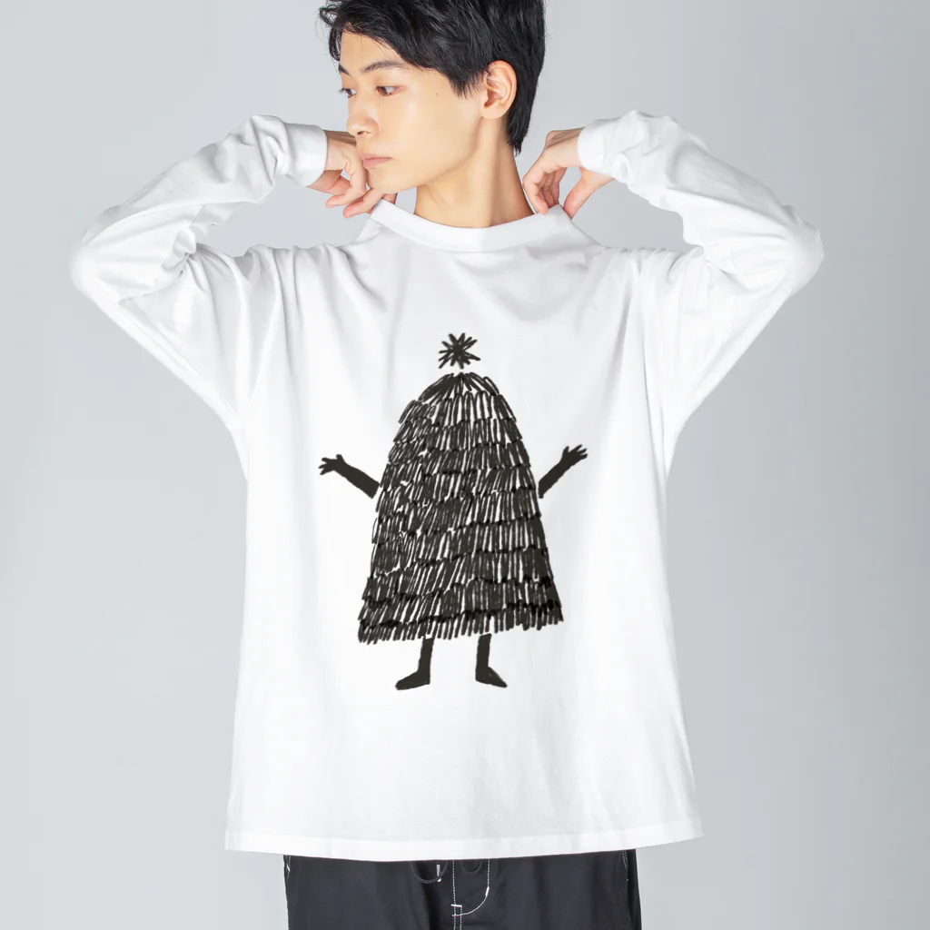 boorichanのもみの木ちゃん ビッグシルエットロングスリーブTシャツ