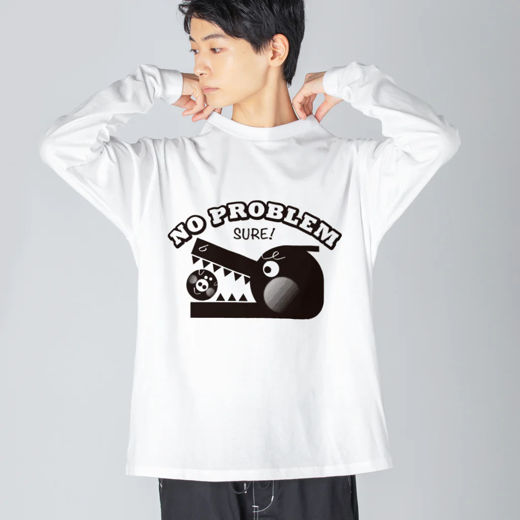 SESTA SHOPのNO PROBLEM ビッグシルエットロングスリーブTシャツ