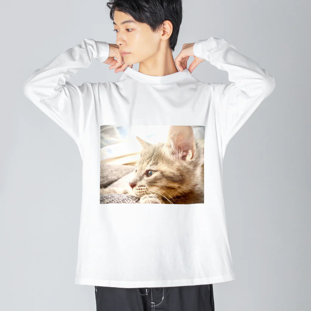 city_catのcatTシャツ Big Long Sleeve T-Shirt