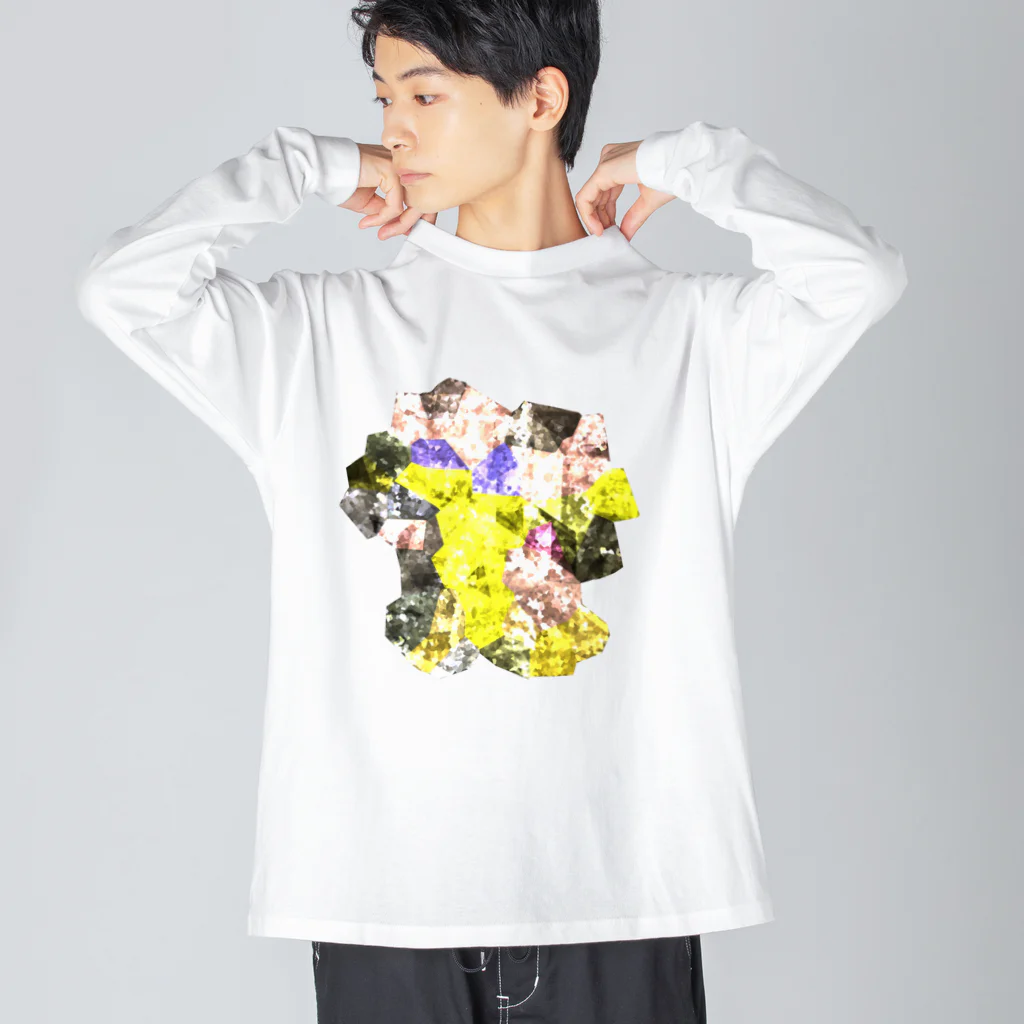 LeafCreateのThoseThatCrystallizeNo.19～結晶化するモノタチ～ Big Long Sleeve T-Shirt