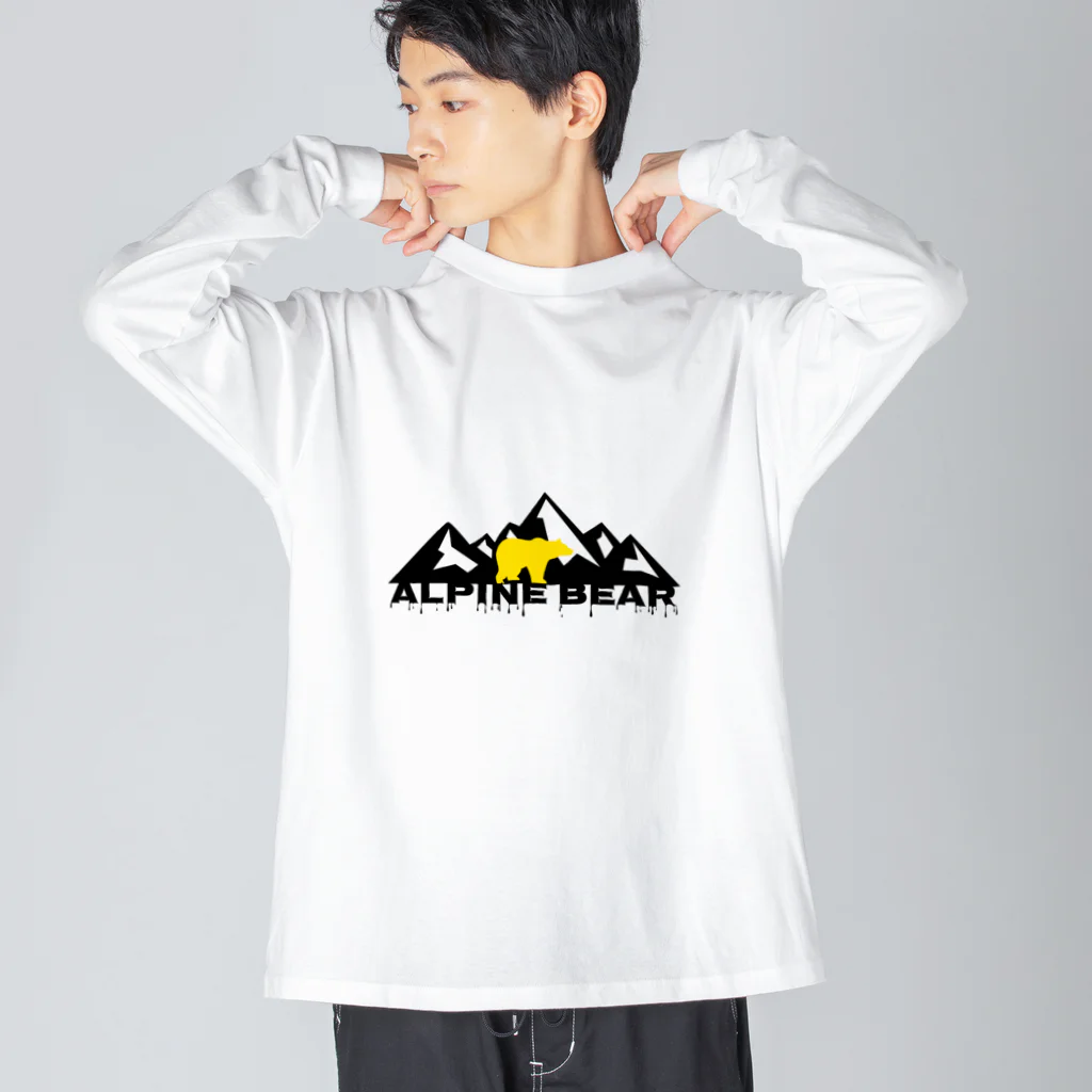 LOGO shopのALPINE BEAR ビッグシルエットロングスリーブTシャツ