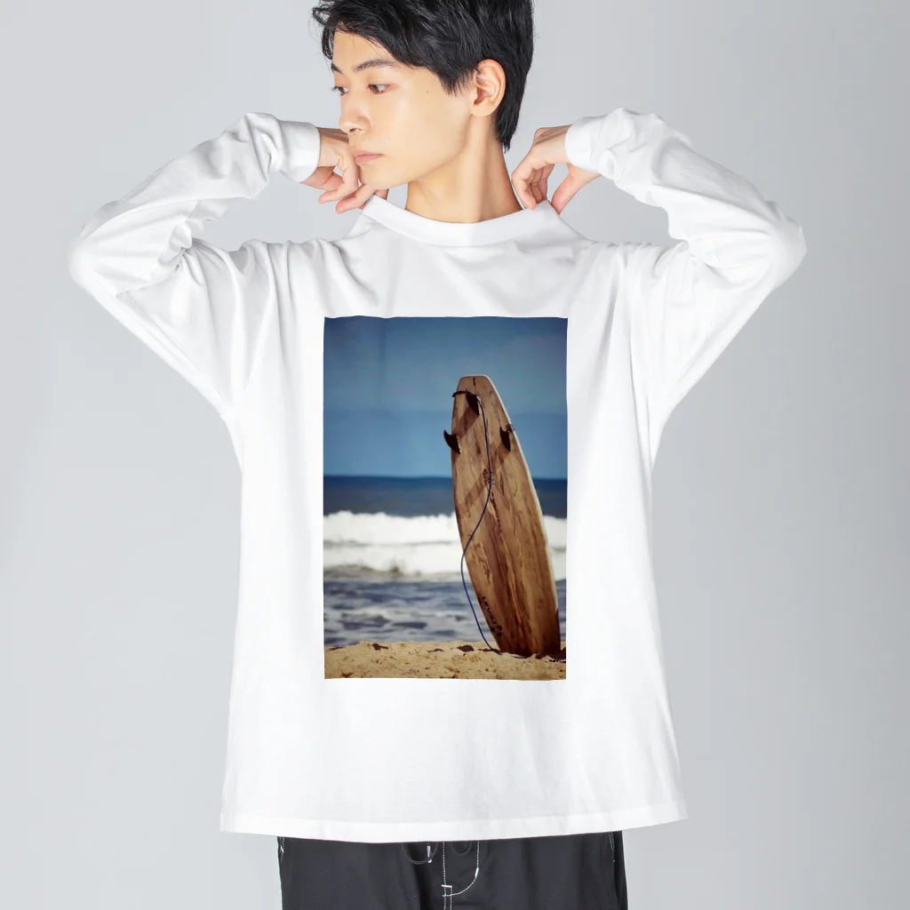 SUKERの#波乗りバカ Big Long Sleeve T-Shirt