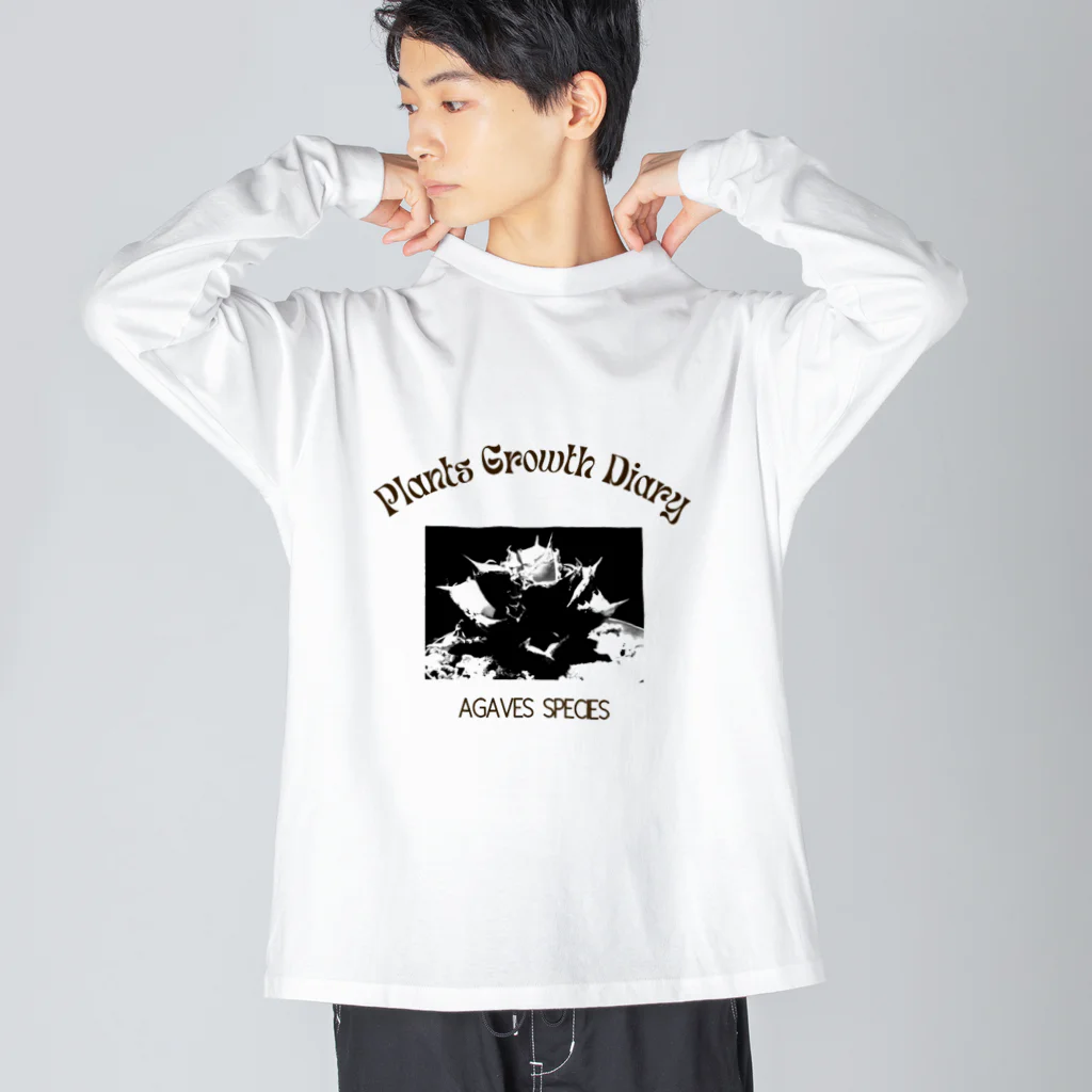 Plants Growth Diary　　　　　　　　　　＃プランツグロースダイアリー＃のAGAVE 清櫻 ビッグシルエットロングスリーブTシャツ