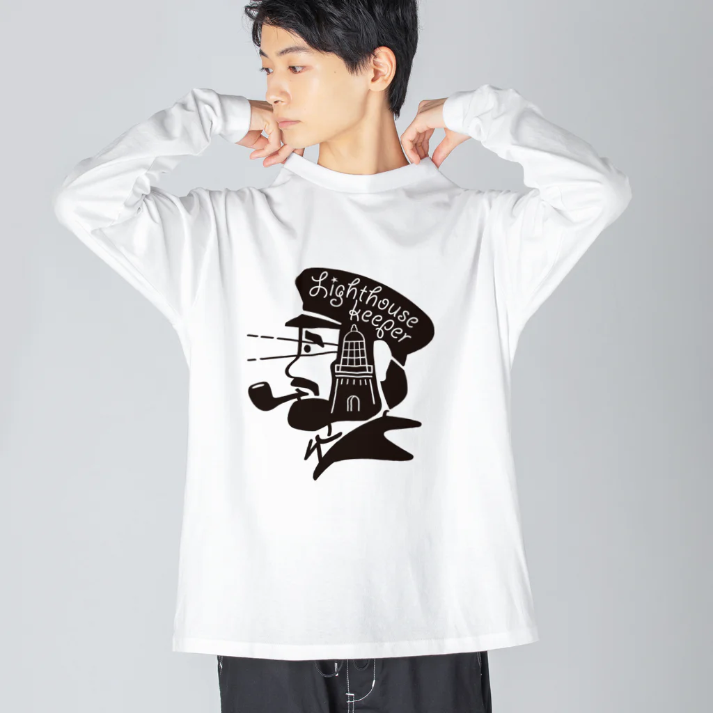 SESTA SHOPの灯台守 Big Long Sleeve T-Shirt