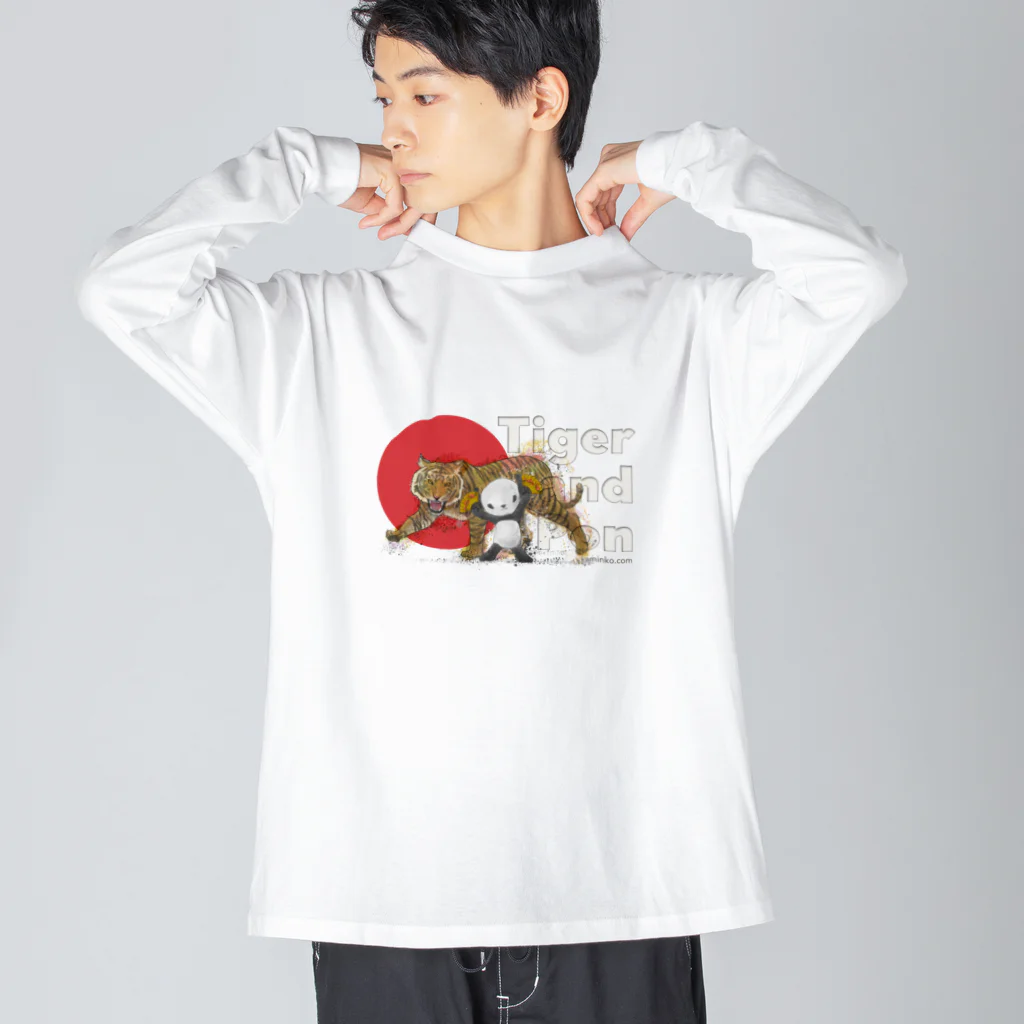 Masashi Kaminkoのタイガー&ポンちゃん ビッグシルエットロングスリーブTシャツ