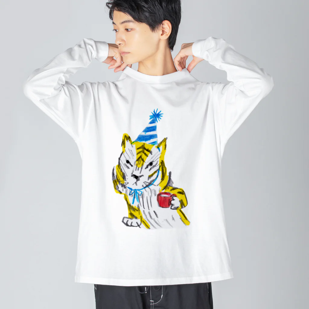 タンバリンの ガオガオくん Big Long Sleeve T-Shirt