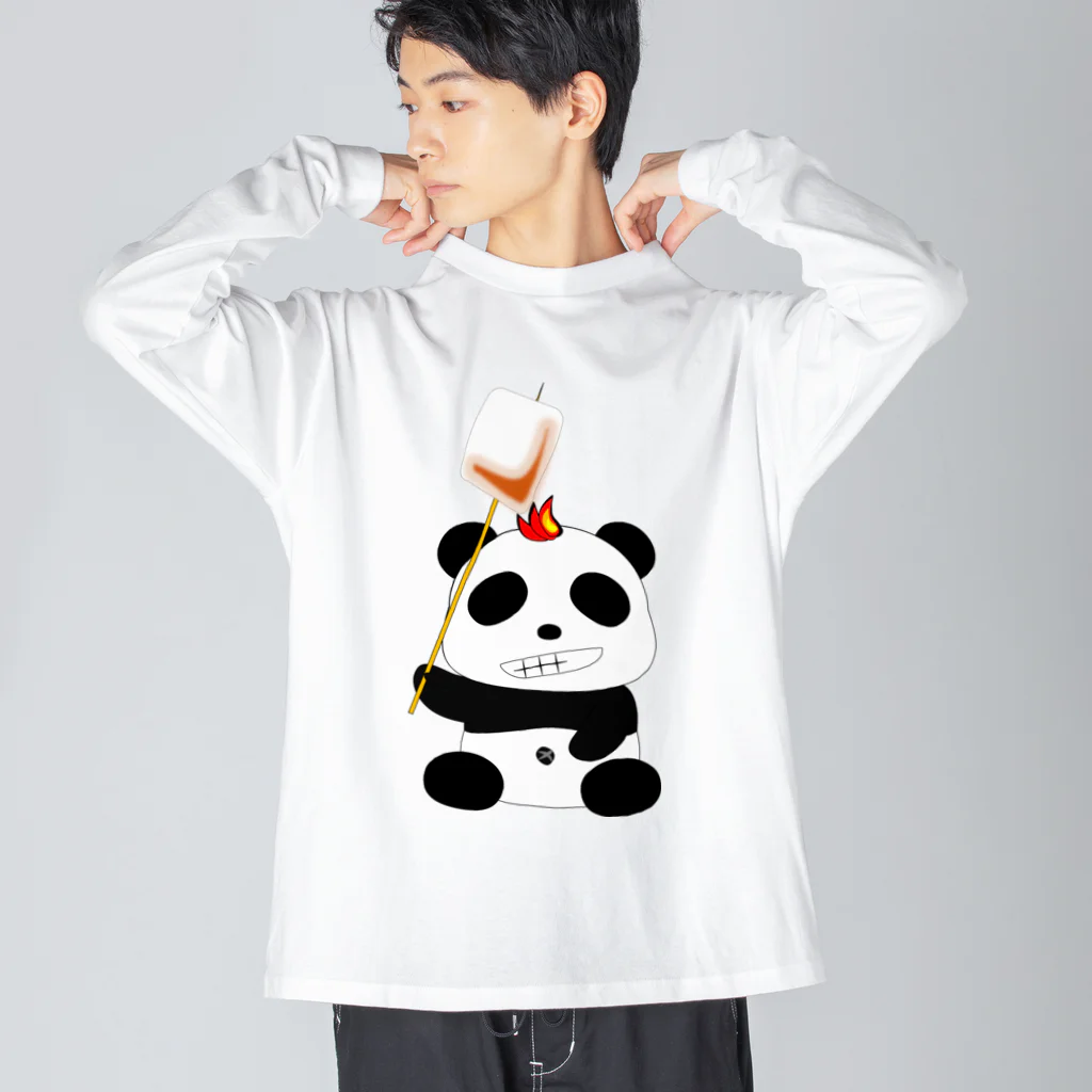 焚き火パンダの焚き火パンダ Big Long Sleeve T-Shirt