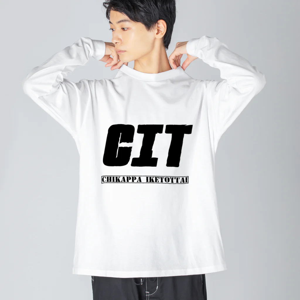 CITグッズ売り場のスタンダードロゴ Big Long Sleeve T-Shirt