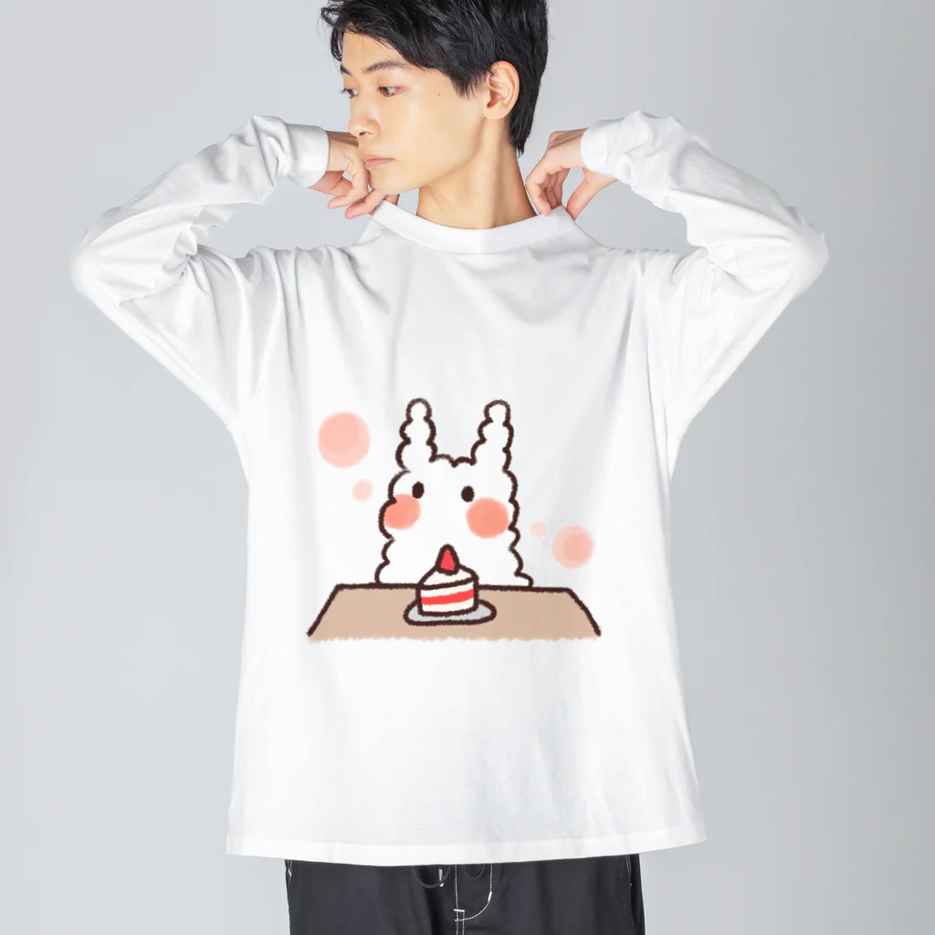 K.momokoのうさぎのウミウシ(ケーキver.) Big Long Sleeve T-Shirt