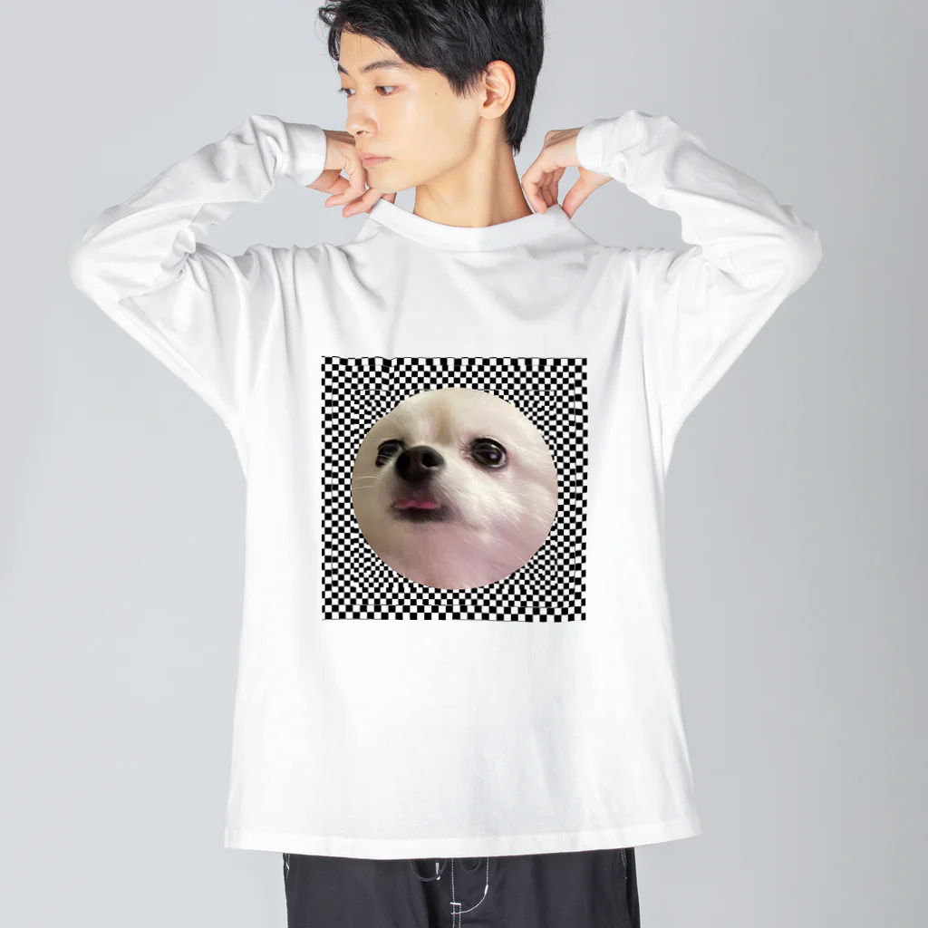 tojitojiのサイケサンちゃん ビッグシルエットロングスリーブTシャツ