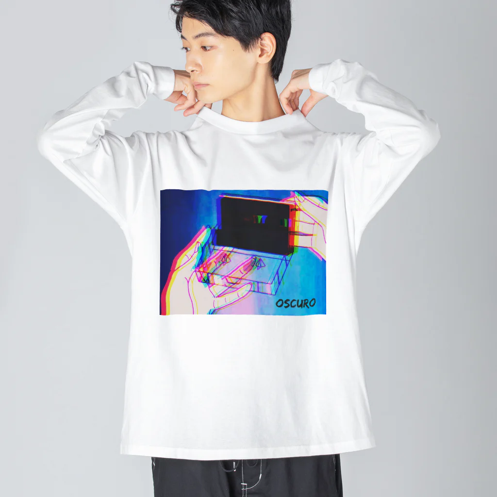 OSCUROのCassette tape ビッグシルエットロングスリーブTシャツ