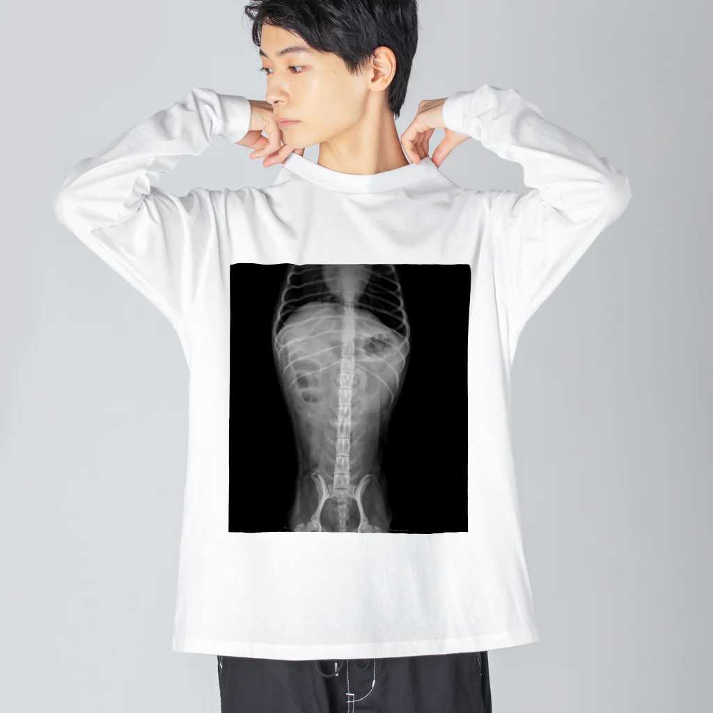 ﾐﾗｿﾌﾞのうちの犬のレントゲン③ Big Long Sleeve T-Shirt