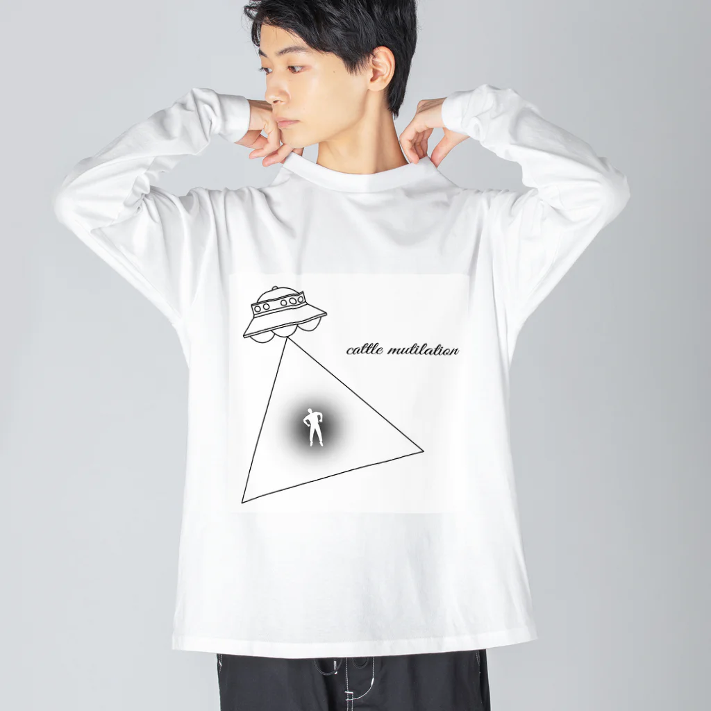 kamisolaのcattle mutilation B☆ Big Long Sleeve T-Shirt