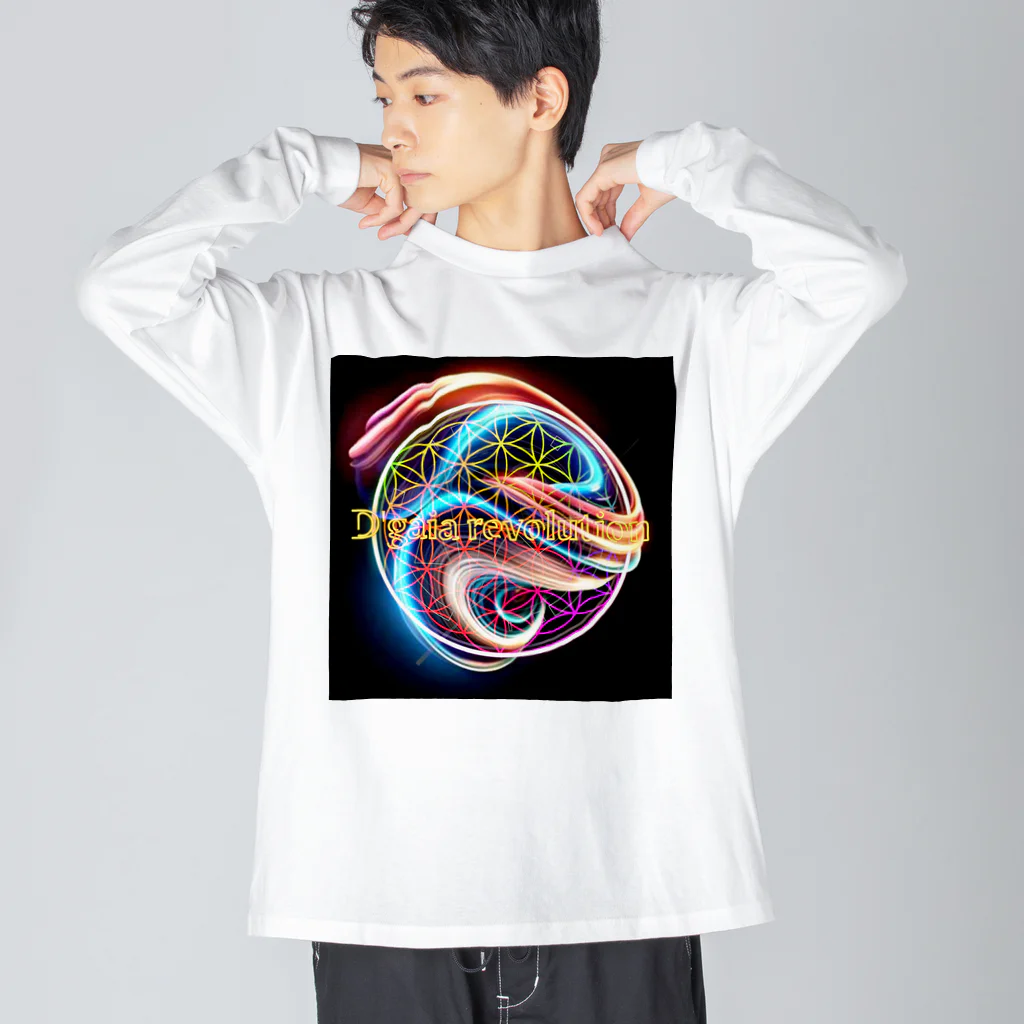 Aimurist のD’gaia revolution 変容 Big Long Sleeve T-Shirt