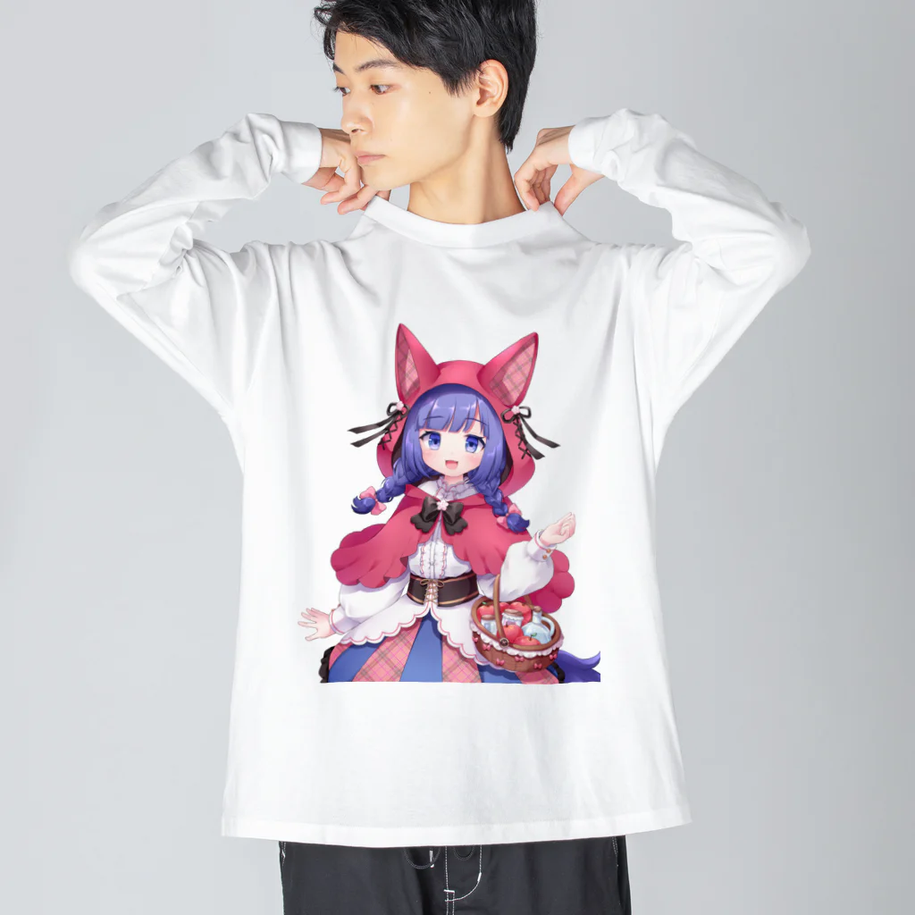 しずくのしずくちゃん 赤ずきんver. ビッグシルエットロングスリーブTシャツ