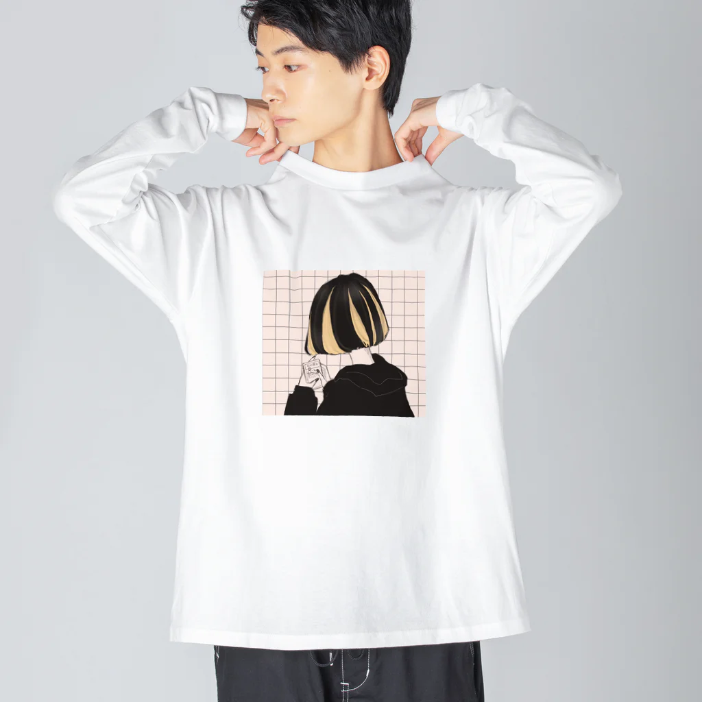 YXYのさついちゃん ビッグシルエットロングスリーブTシャツ