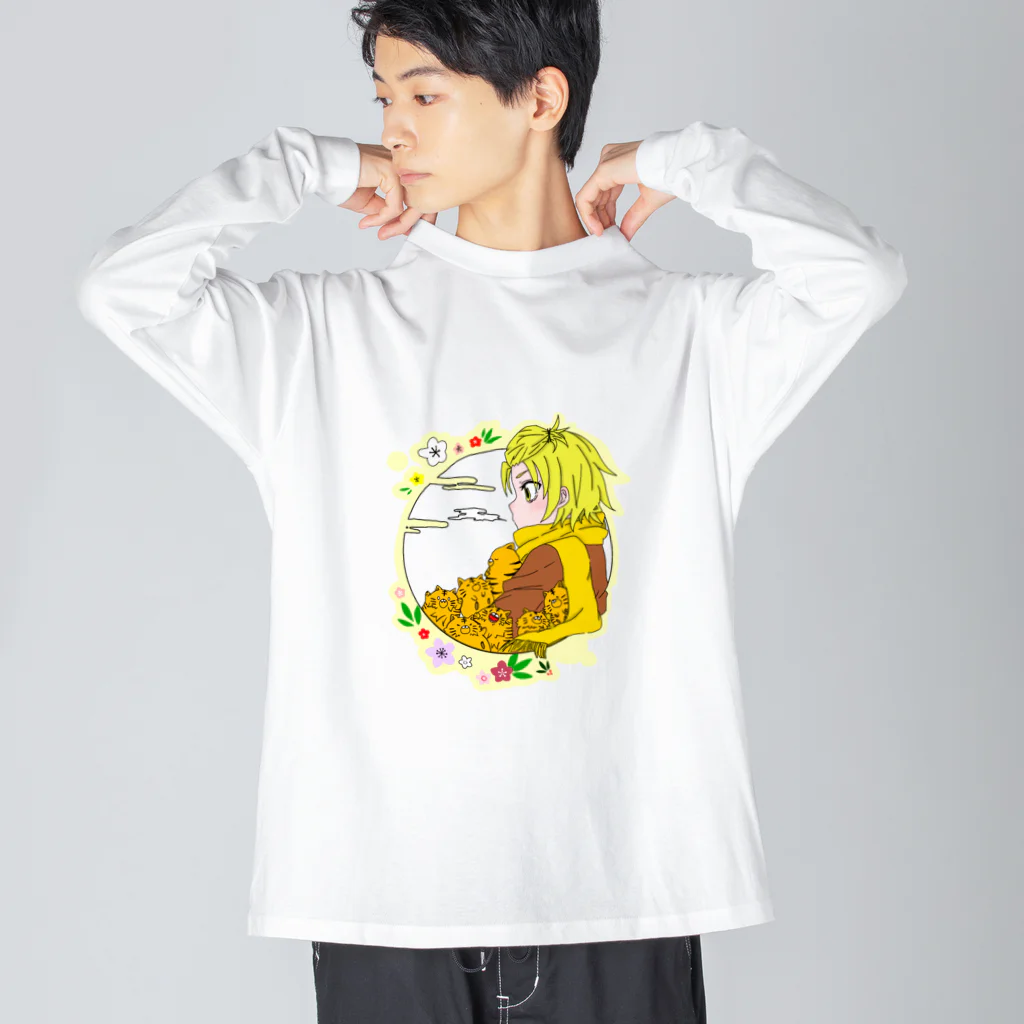 さなだまるのお店の騎士A そうまくんの非公式創作グッズ ビッグシルエットロングスリーブTシャツ